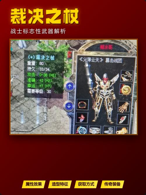 裁决之杖 战士标志性武器解析——从传奇经典到网络文化的符号演变